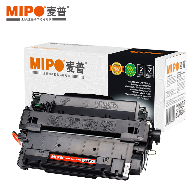 麦普 MP CE255A硒鼓 适用于惠普 HP LaserJet P3010/P3015/P3015d/P3015dn/P3015x/P3015n 可打印6000页 黑色
